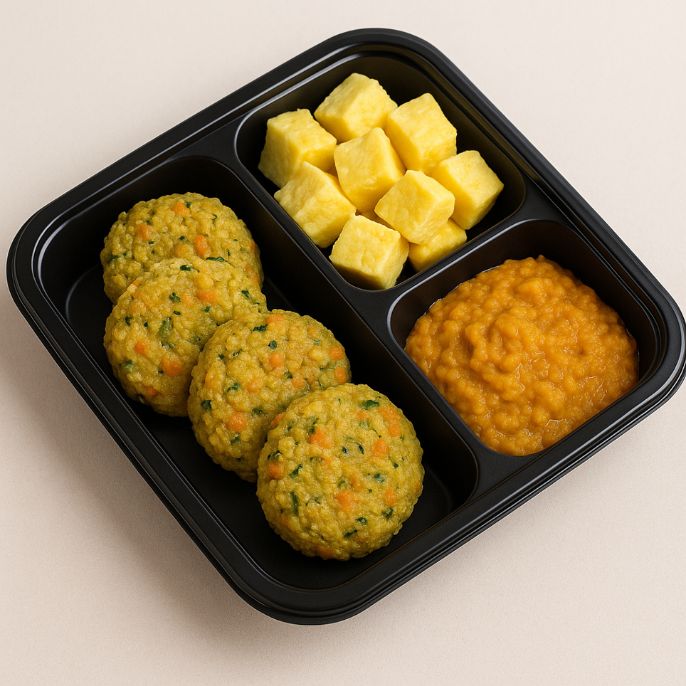 Sunshine Millet & Egg Bites Plate