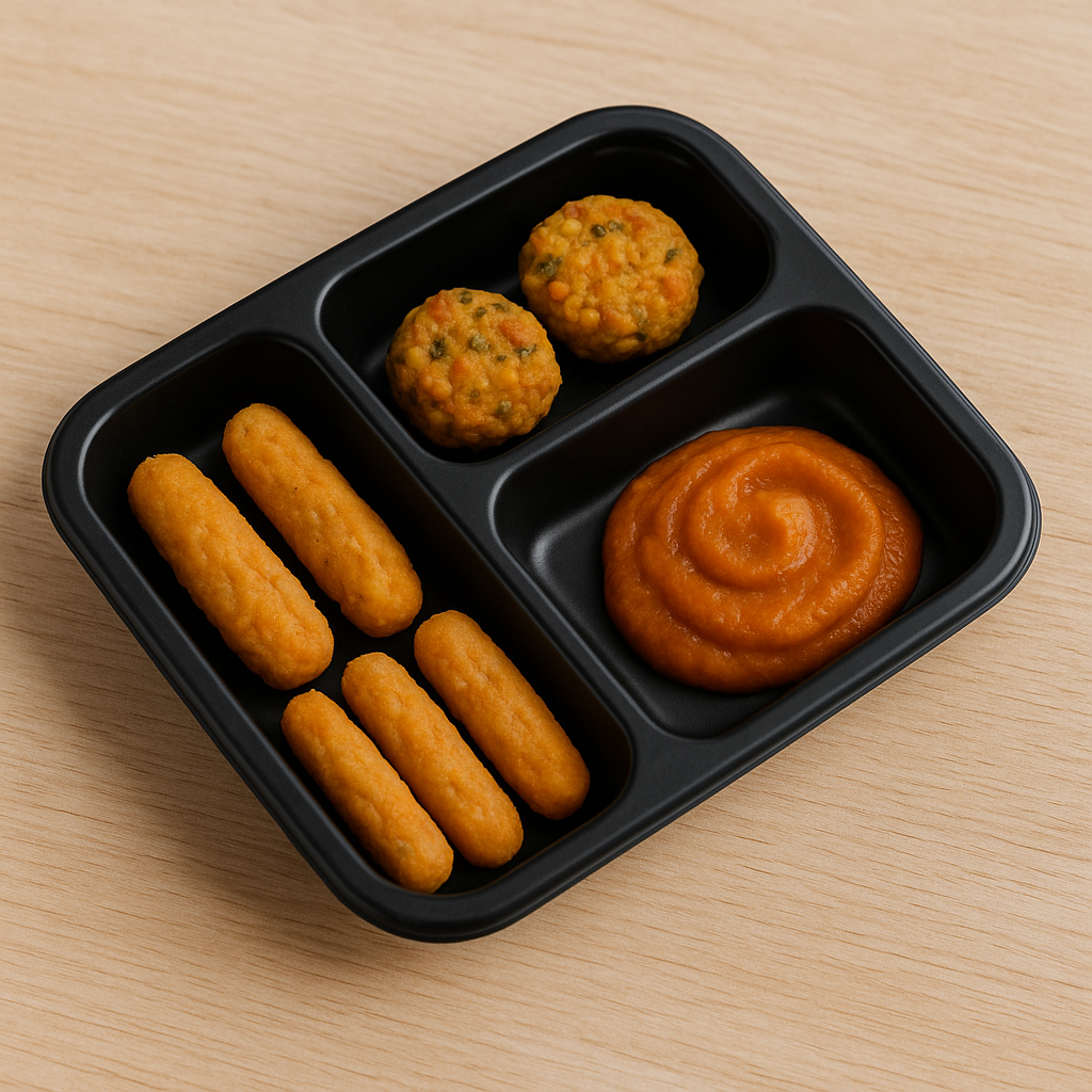 Sweet Potato Veggie Fingers Plate