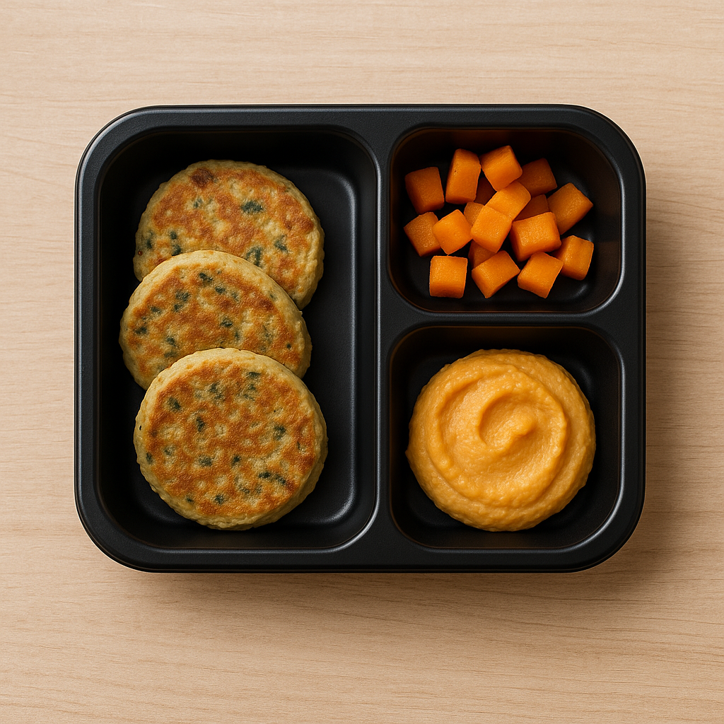 Turkey Oat Pancake Plate