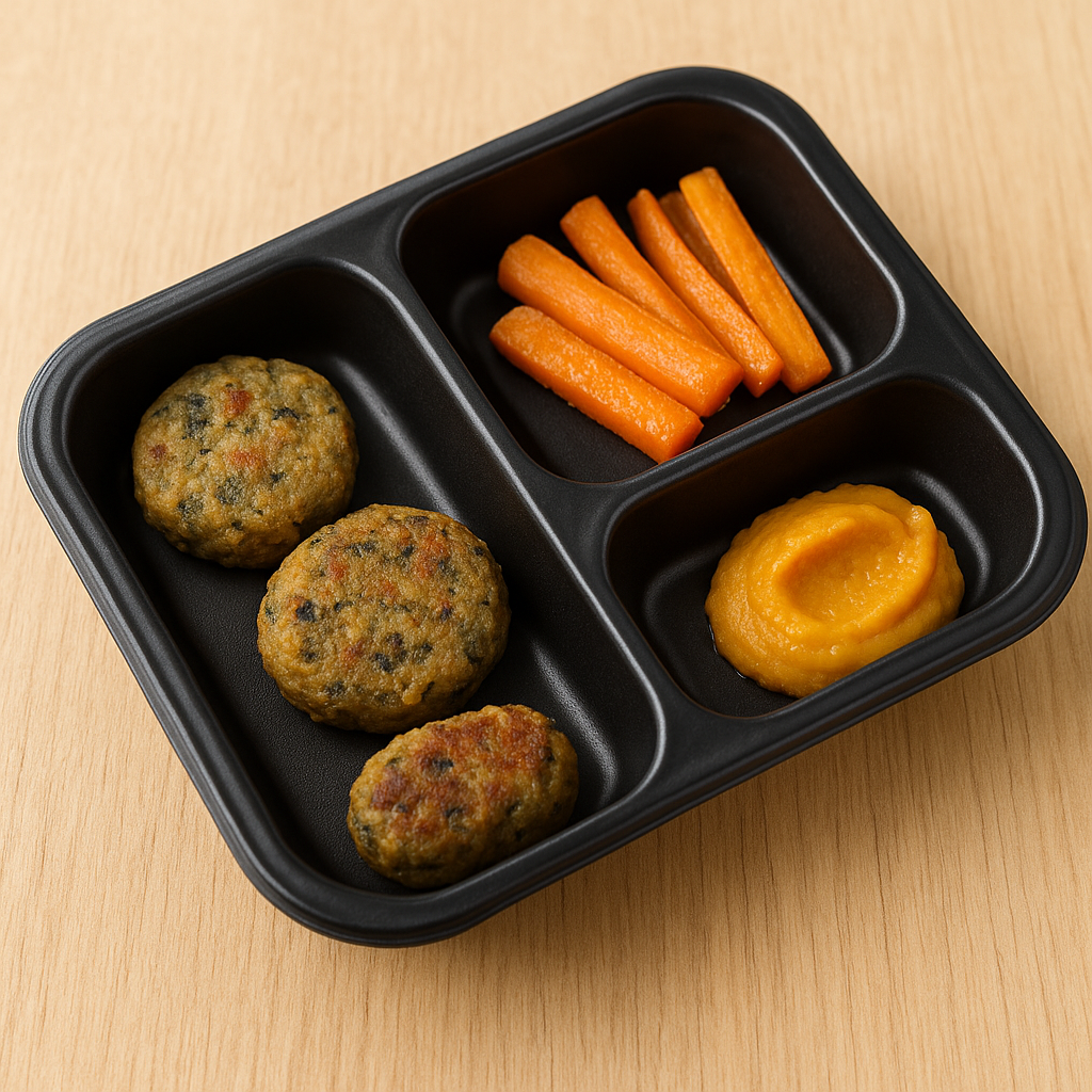 Veggie Bean Patty Plate (Egg-Free)