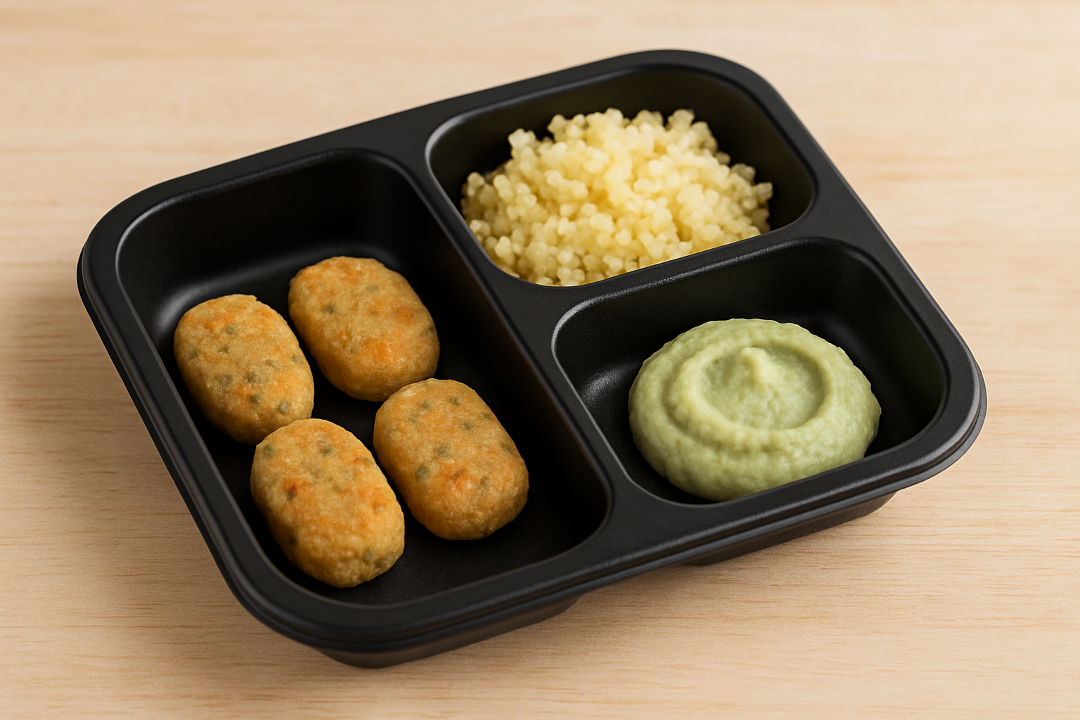 Tofu Veggie Nuggets Plate