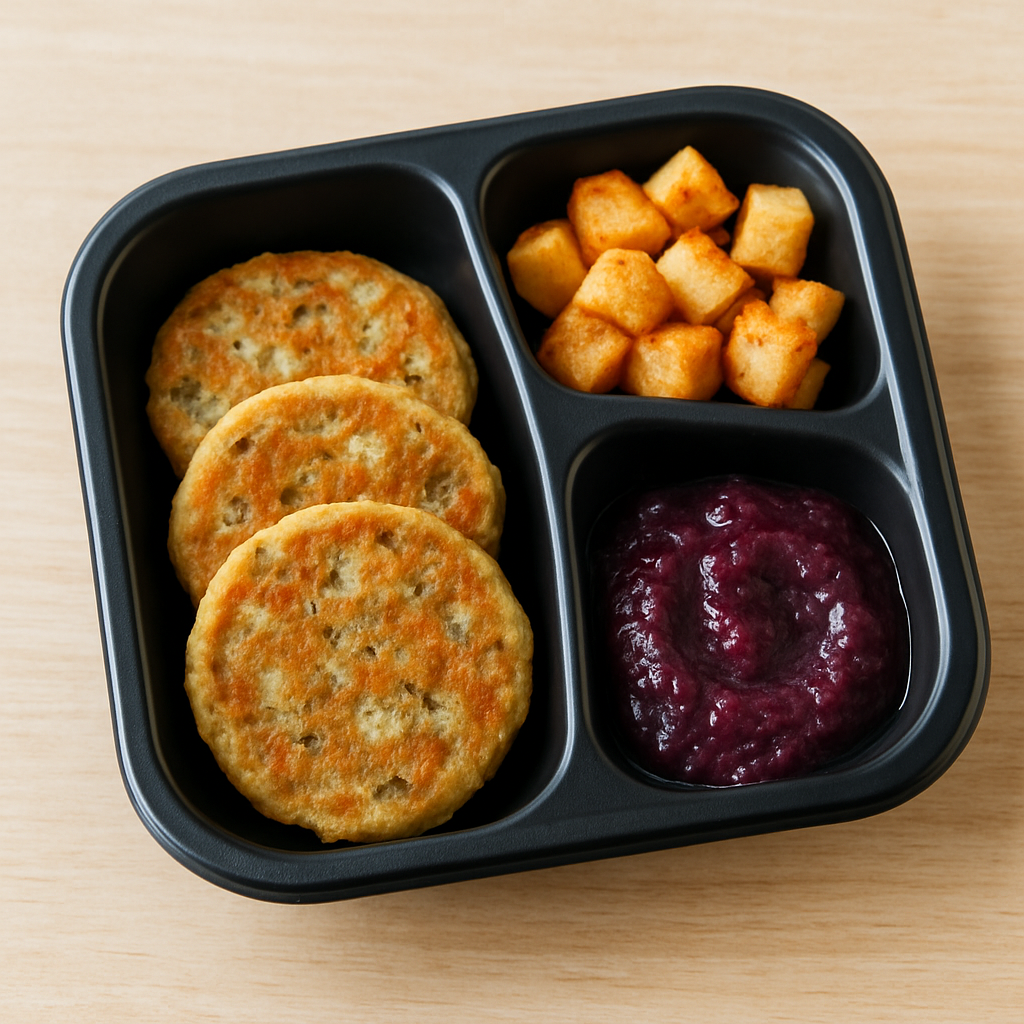 Mini Pancake Dippers Plate