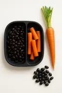 Rooted Beans and Carrot